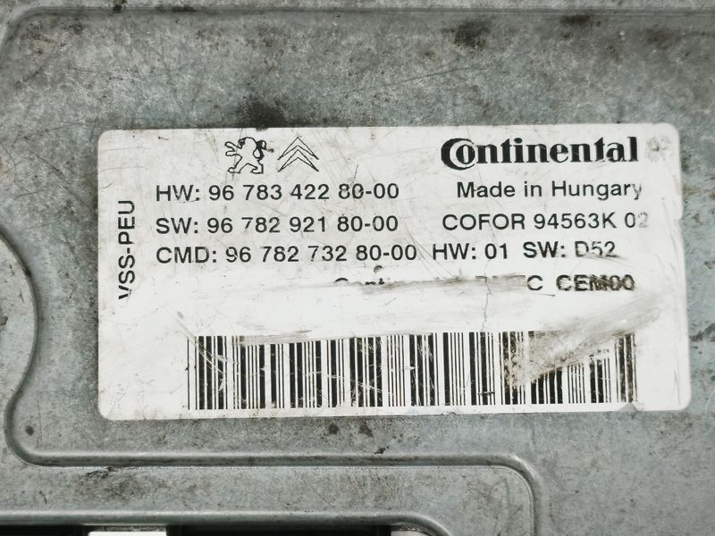 Електронний блок керування Citroen Berlingo 9678342280 9678342280 фото