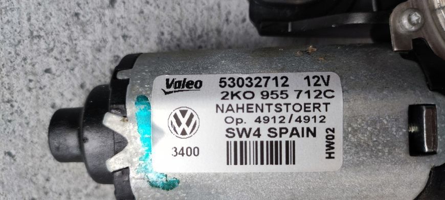 Моторчик склоочисника заднього скла VW Caddy 2K0955712C 2018325054 фото