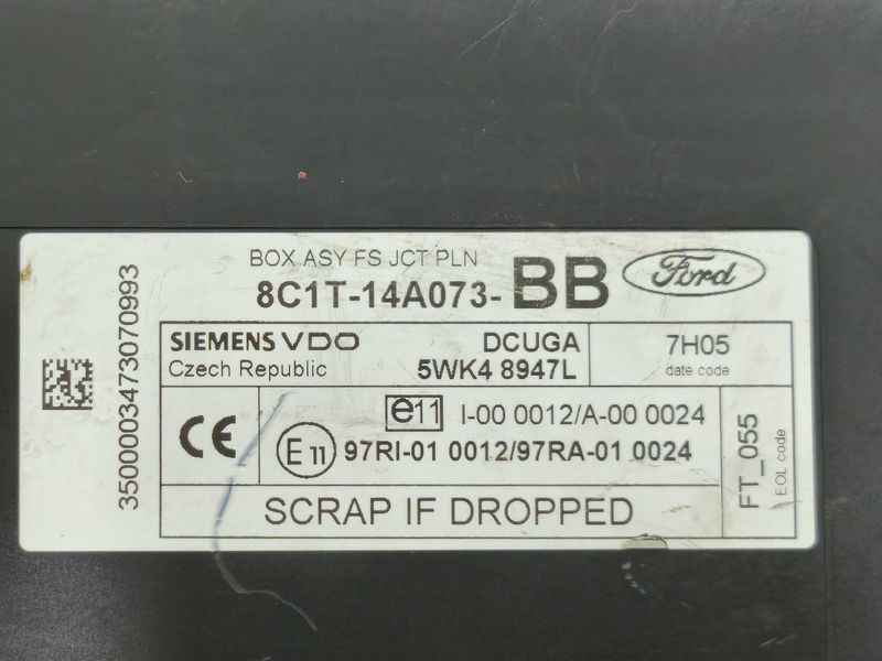 Блок запобіжників Ford Transit 8C1T14A073BB 8C1T14A073BB фото