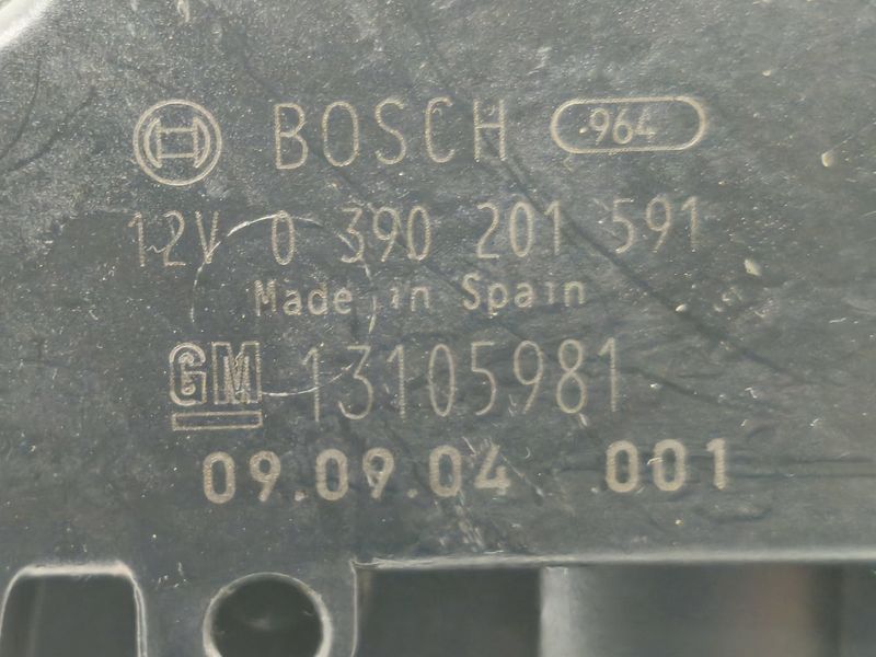 Моторчик склоочисника задній Opel Astra H 0390201591 1 3105981 2800083683 фото