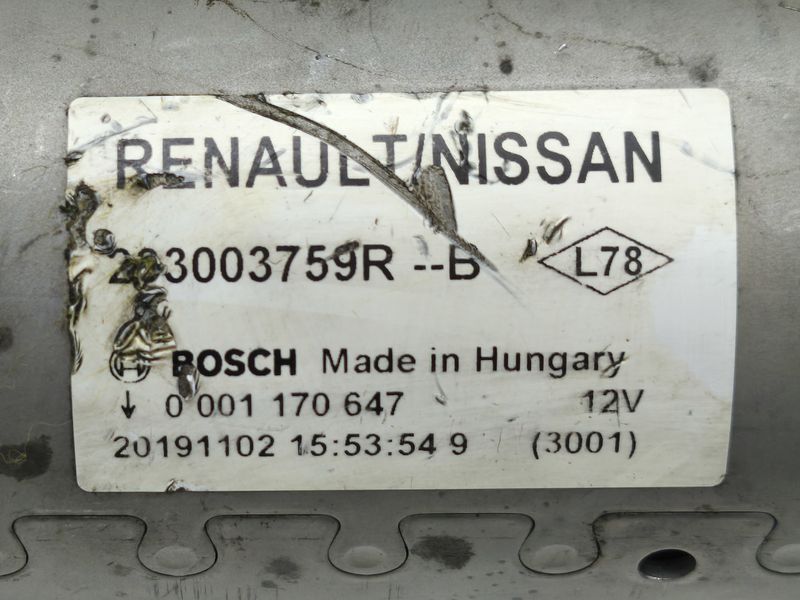 Стартер Renault Kangoo II 233003759R 1 005 851 602 2822475195 фото