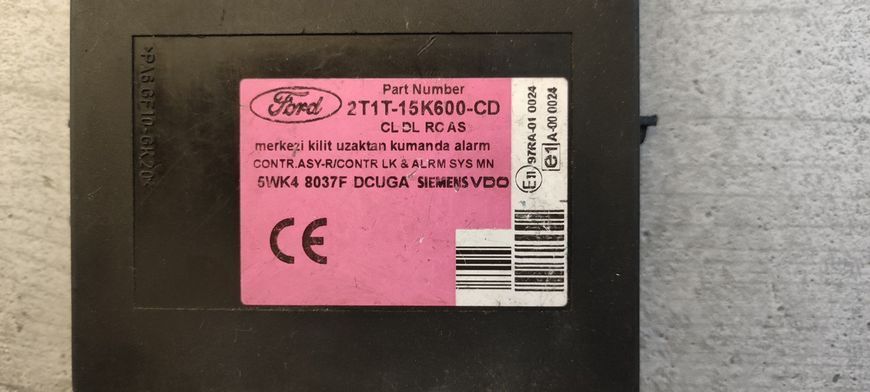 Блок управління центральним замком Ford Connect 2T1T15K600CD 2T1T15K600CD фото