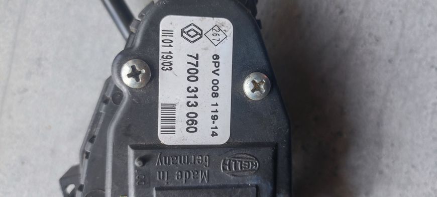 Педаль газу Renault Trafic 7700313060 91166581 7700313060 фото