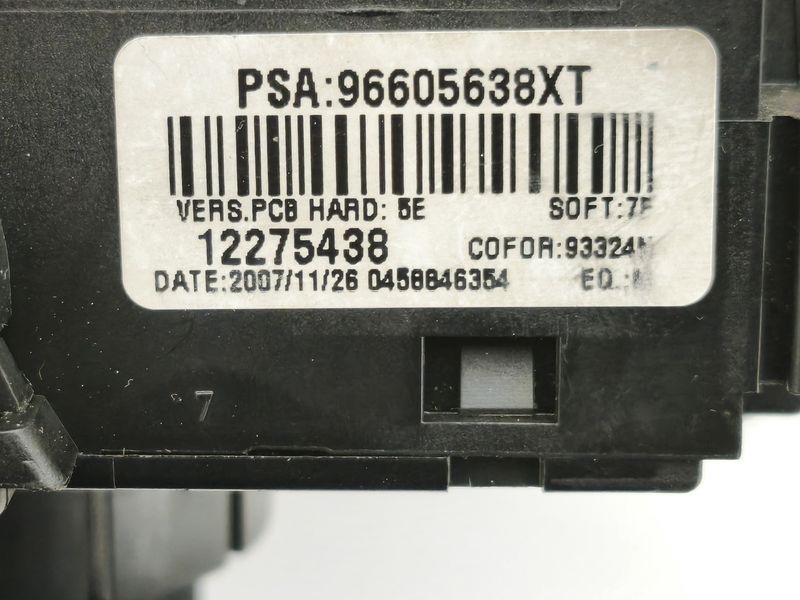 Підрулевий перемикач Citroen Berlingo 96605638XT 6242F0 3010851386 фото