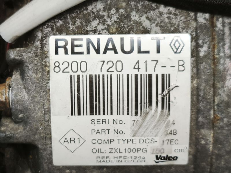 Компрессор кондиционера Renault Laguna 8200720417 2980529853 фото
