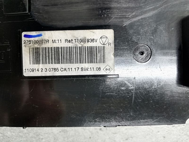 Блок керування пічкою Renault Megan III 275100007R 275100007R фото