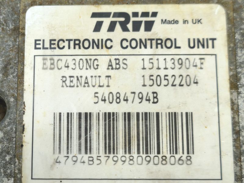 Блок ABS Renault Master 8200528357 54084794B 2807868532 фото