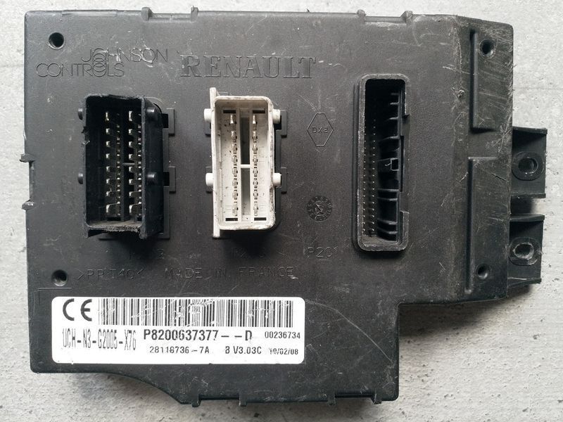 Блок комфорта Renault Trafic 8200637377 8200637377 фото